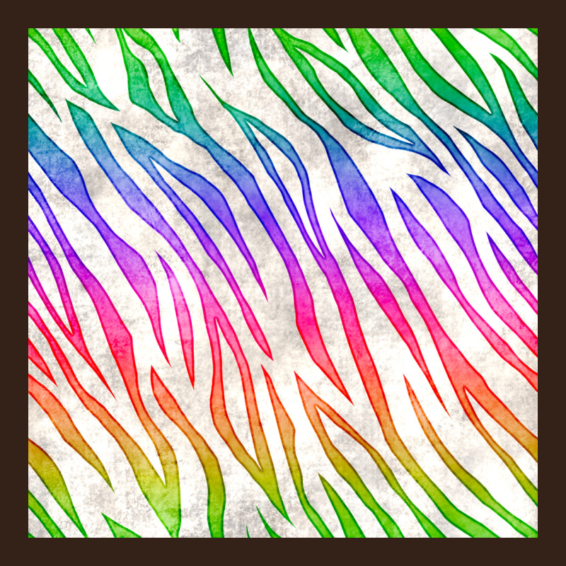 Watercolor Rainbow Zebra Seamless Pattern Heavy Core Tee by BundleAndBundleShop | Teevron