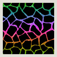 Giraffe Glitter Seamless Pattern Heavy Core Tee | Teevron