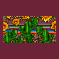 Sunflowers And Cactus License Plate Long Sleeve Tee | Teevron