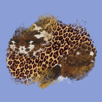 Leopard Cowhide Glitter Patches Long Sleeve Tee | Teevron