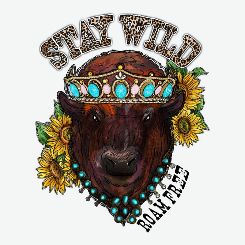Turquoise Bison Urban Heavy Tee by RacoonDesign | Teevron