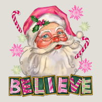 Pink Believe Santa Christmas Heavy Core Tee | Teevron