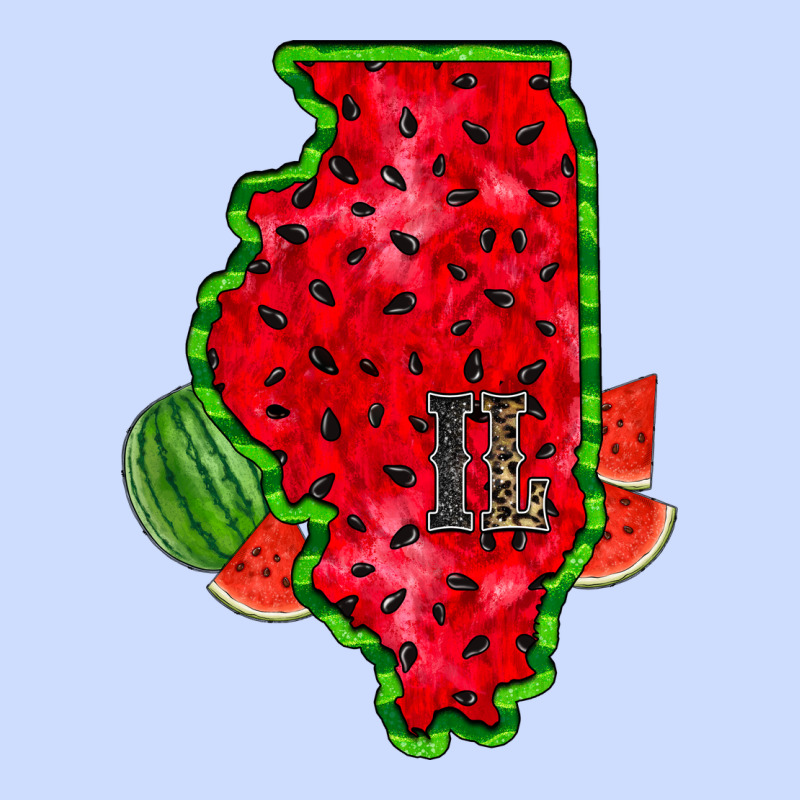 Illinois Watermelon Urban Heavy Tee by RacoonDesign | Teevron