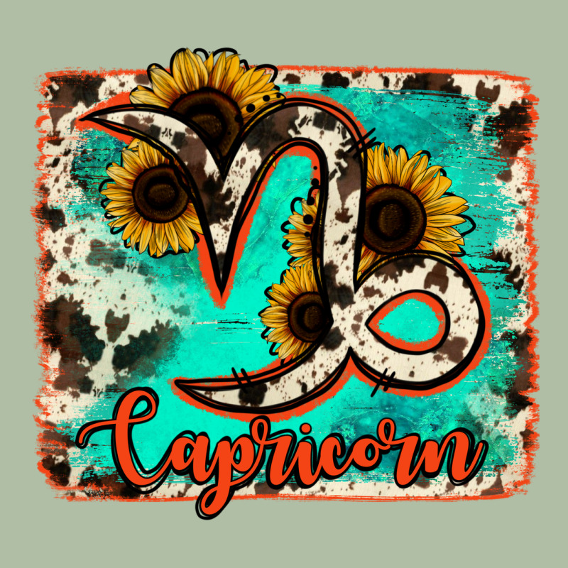 Capricorn Turquoise Cowhide Urban Heavy Tee by RanaPortraitStore | Teevron