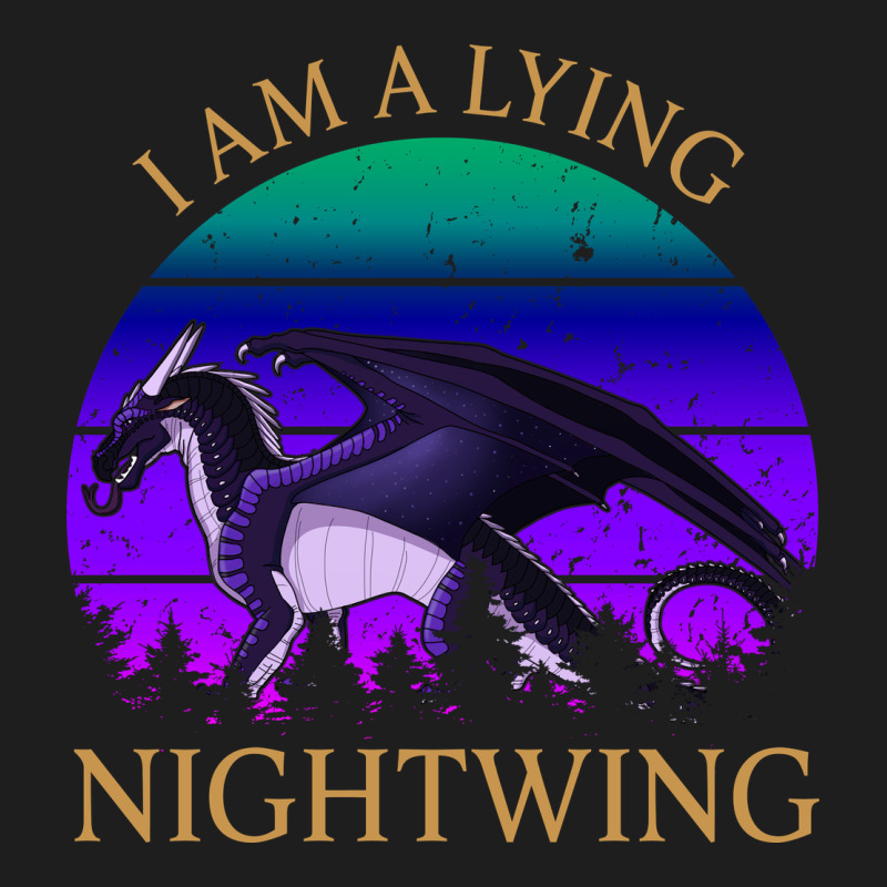 Wings Of Fire I Am A Lying Nightwing Vintage Classic Tee by linhVisuals | Teevron