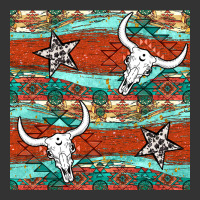 western aztec bull skull stars seamless pattern | Teevron