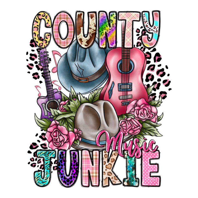 Country Music Junkie Premium Tee by CowhideDigitalArt | Teevron