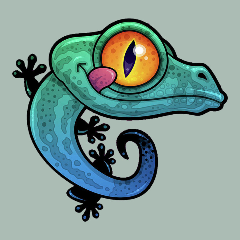 Cute Colorful Cartoon Gecko Classic Tee by linhVisuals | Teevron
