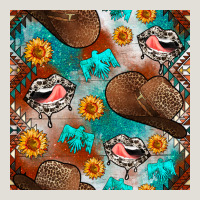 Western Cowboy Hat Seamless Pattern Heavy Core Tee | Teevron