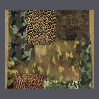 Camouflage Leopard Patches Vintage Hoodie | Teevron