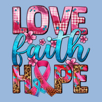 Love Faith Hope With Cancer Ribbon  Ado Premium Hoodie | Teevron