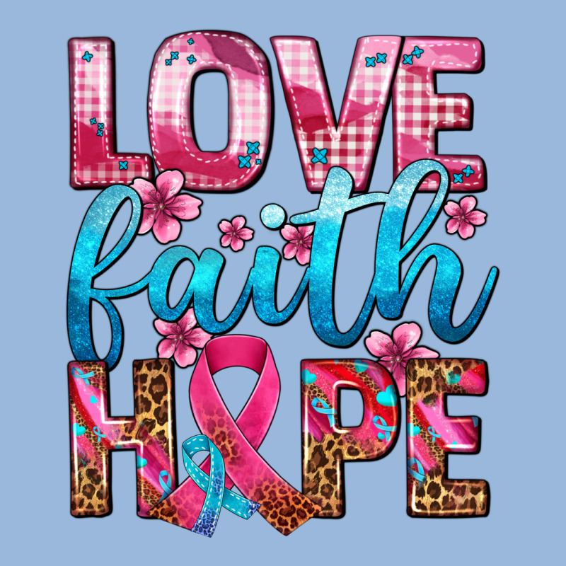 Love Faith Hope With Cancer Ribbon  Ado Premium Hoodie by AdoDesignShop | Teevron