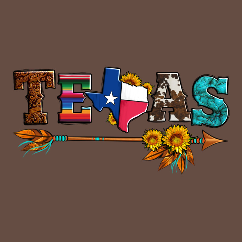 Texas With Arrow And Sunflowers Long Sleeve Tee by Artiststas | Teevron
