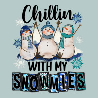 Chillin With My Snowmies Heavy Core Tee | Teevron