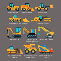 Construction Excavator Vehicle Boys Builder Heavy Equipment T Shirt Classic Tee | Teevron