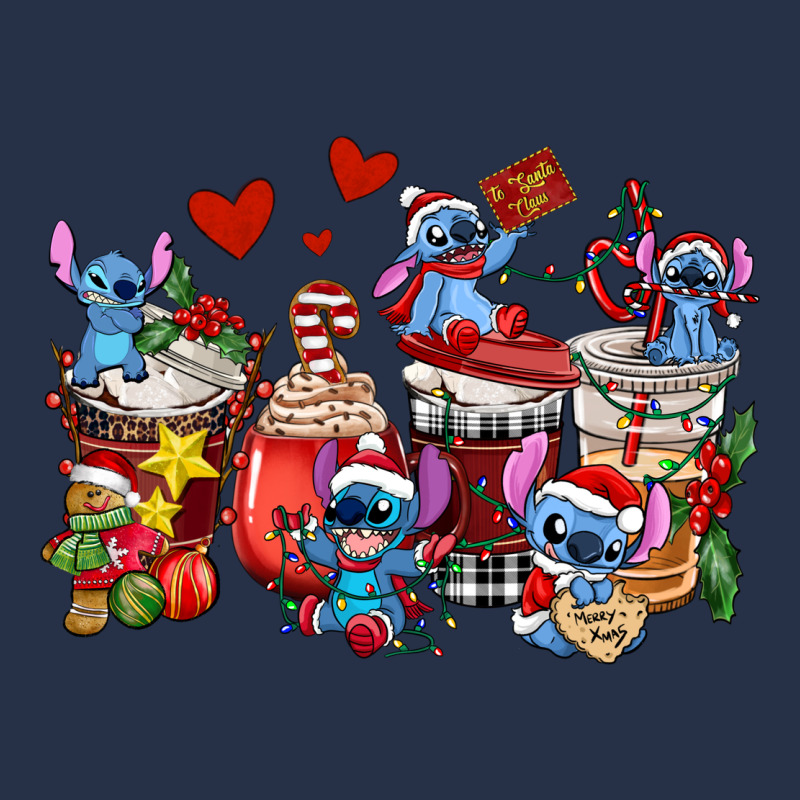 Christmas Stitch Coffee Cups Premium Hoodie by AdoDesignShop | Teevron