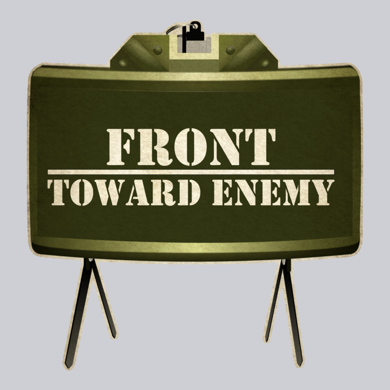 Front Toward Enemy Distressed Claymore Mine Military Classic Tee by linhVisuals | Teevron
