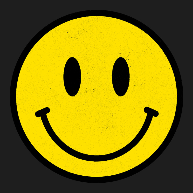 Vintage Retro Happy Smiley Face 80's 90's Aesthetic Sweatshirt Classic Tee by linhVisuals | Teevron