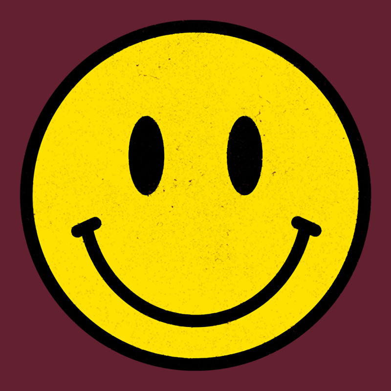 Vintage Retro Happy Smiley Face 80's 90's Aesthetic Sweatshirt Classic Tee by linhVisuals | Teevron