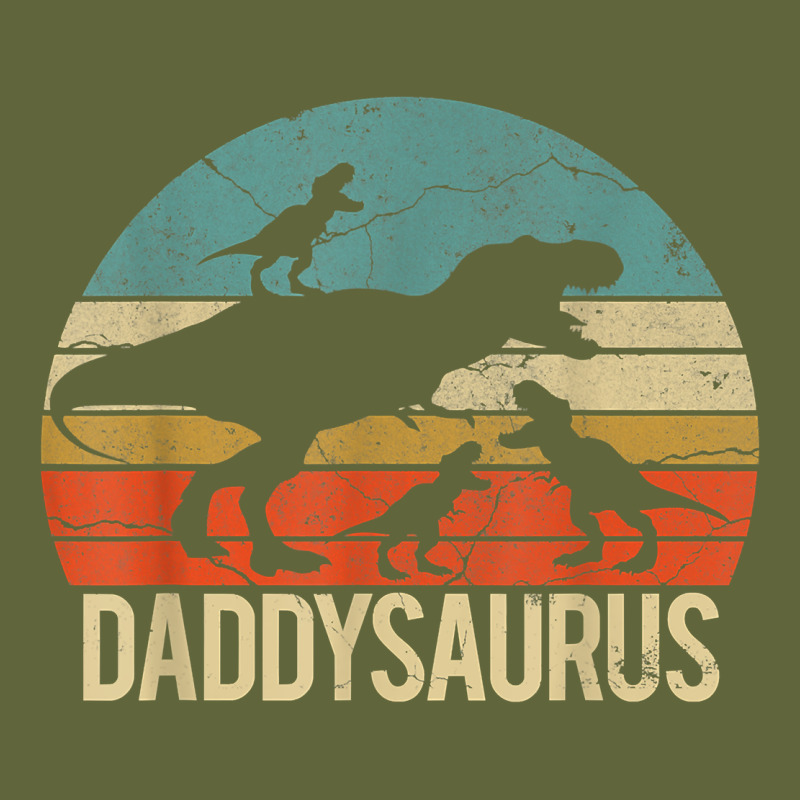 Daddy Dinosaur Daddysaurus 3 Three Kids Xmas Christmas Gift T Shirt Classic Tee by linhVisuals | Teevron