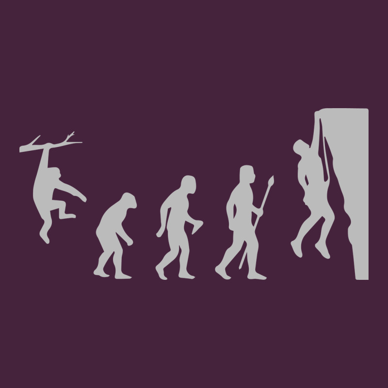 Funny Rock Climbing Evolution Classic Tee by linhVisuals | Teevron