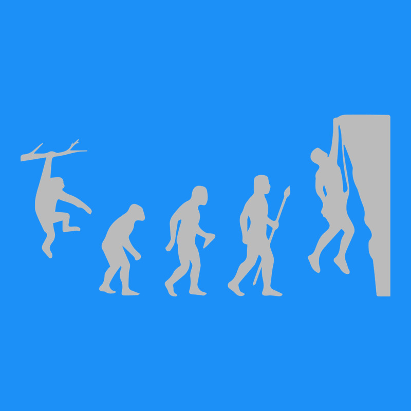Funny Rock Climbing Evolution Classic Tee by linhVisuals | Teevron