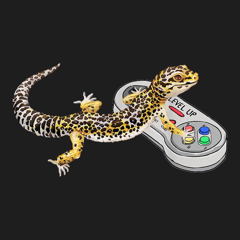 Leopard Gecko Playing Video Game Lizard & Reptiles Gamers T Shirt Classic Tee by linhVisuals | Teevron