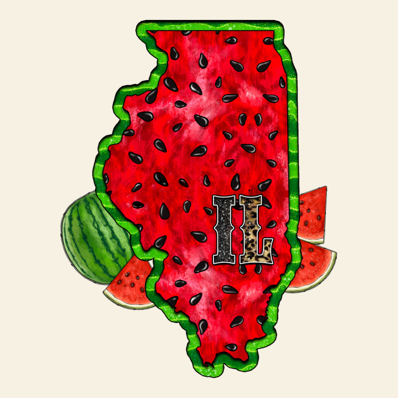 Illinois Watermelon Vintage Tee by RacoonDesign | Teevron