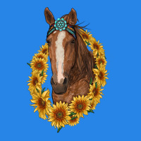 Brown Horse With Gemstone And Sunflowers Premium Hoodie | Teevron