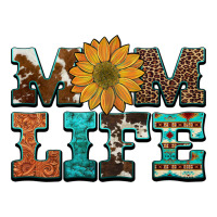 western cowhide leopard turquoise  leather aztec sunflower mom | Teevron