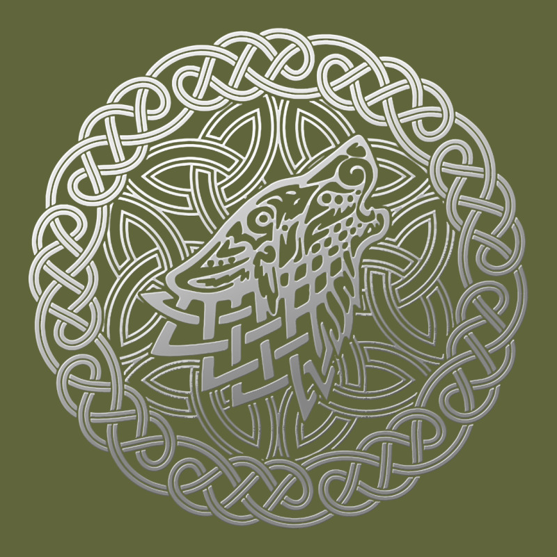 Ireland Celtic Knotwork Design Ornament Wolf Original Celtic Pullover Classic Tee by linhVisuals | Teevron