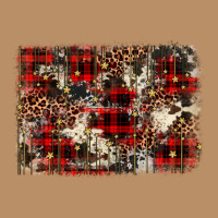 Christmas Leopard Cowhide Background Vintage Hoodie | Teevron