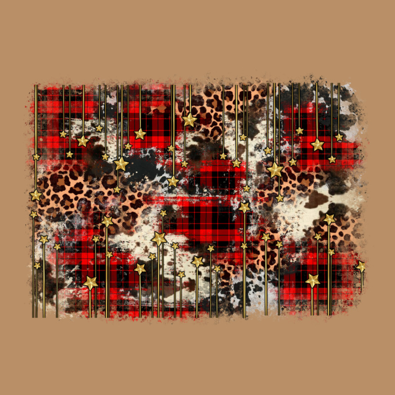 Christmas Leopard Cowhide Background Vintage Hoodie by BarkalooDesign | Teevron