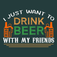 I Just Want To Drink With My Friends Classic Tee | Teevron