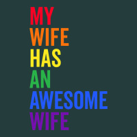 My Wife Has An Awesome Wife Funny Lesbian Wedding Gift T Shirt Classic Tee | Teevron