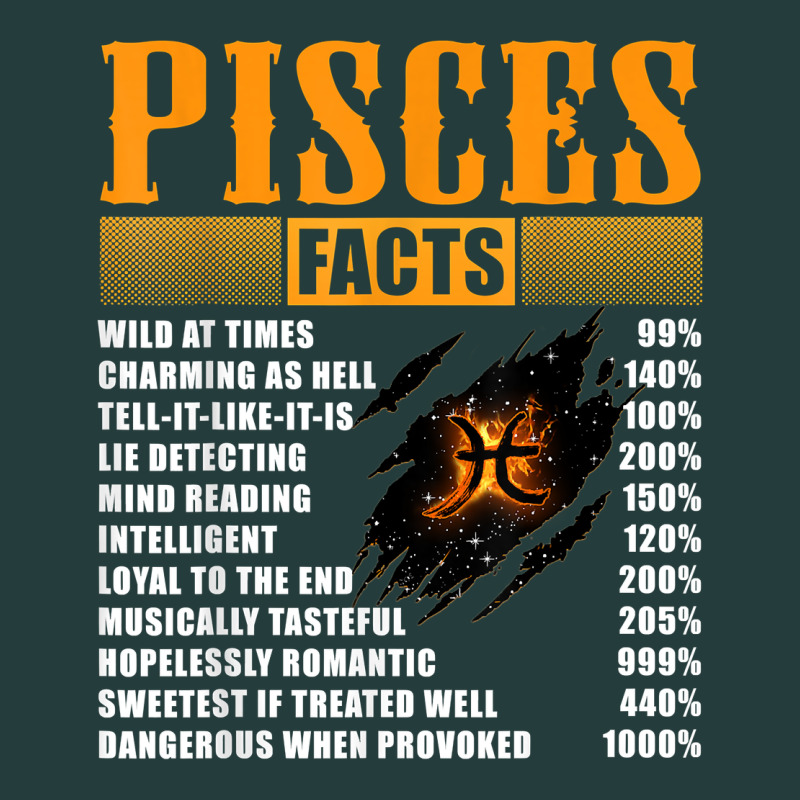 Pisces Facts T Shirt Pisces Birthday Gifts Classic Tee by linhVisuals | Teevron