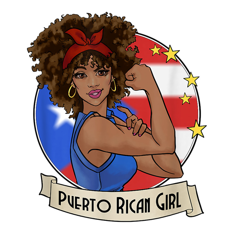 Puerto Rican Girl Strong T Shirt Puerto Rico Pride Boricua Classic Tee by linhVisuals | Teevron