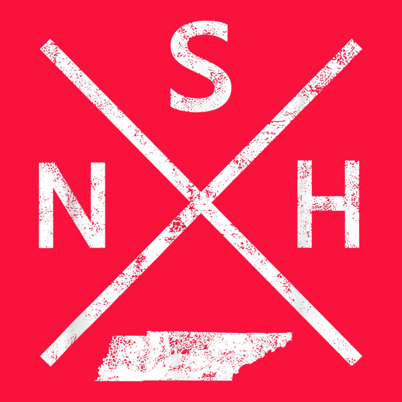 Vintage Nashville Retro Nsh Cross T Shirt Classic Tee by linhVisuals | Teevron