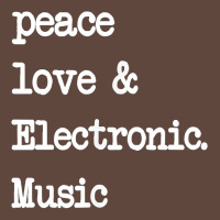 Peace Love & Electronic Music  Edm Techno T Shirt Classic Tee | Teevron