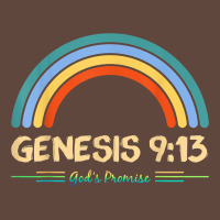 Genesis 913 God's Promise Faithfully Rainbow Bible Verse T Shirt Classic Tee | Teevron