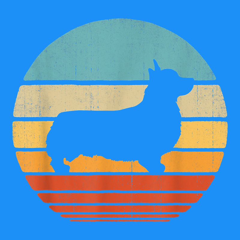 Corgi Retro Vintage 60s 70s Sunset Dog Lovers Men Women T Shirt Classic Tee by linhVisuals | Teevron