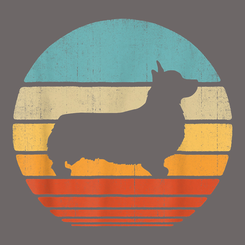 Corgi Retro Vintage 60s 70s Sunset Dog Lovers Men Women T Shirt Classic Tee by linhVisuals | Teevron