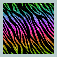 Zebra Glitter Seamless Pattern Heavy Core Tee | Teevron