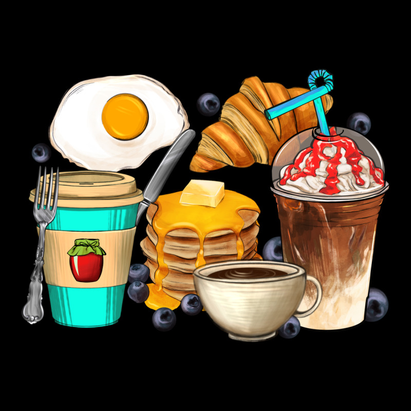 Breakfast Coffee Cups Ladies Tee by Artiststas | Teevron
