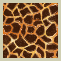 Giraffe Seamless Pattern Heavy Core Tee | Teevron