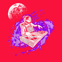 Techno Astronaut Electronic Music Rave Festival Raver T Shirt Classic Tee | Teevron