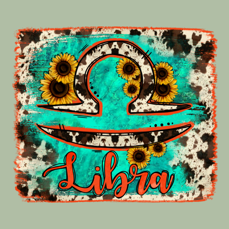 Libra Turquoise Cowhide Urban Heavy Tee by RanaPortraitStore | Teevron