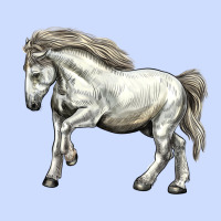 Percheron Horse Urban Heavy Tee | Teevron