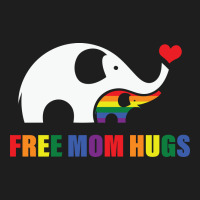 Free Mom Hugs Pride Elephant Rainbow Classic Tee | Teevron