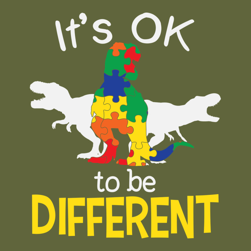It’s Ok To Be Different Autism Dinosaur Classic Tee by linhVisuals | Teevron